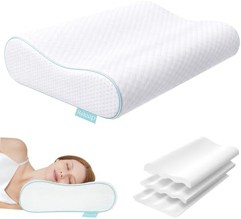 Releep Cervical Neck Pillow - Adjustable Support for All Sleepers