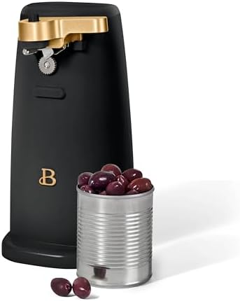 Electric Can Opener by Drew Barrymore - Stainless Steel Blade Auto-Turn Feature