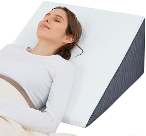 Touchutopia Cooling Bed Wedge Pillow - 24x24 Triangle Design