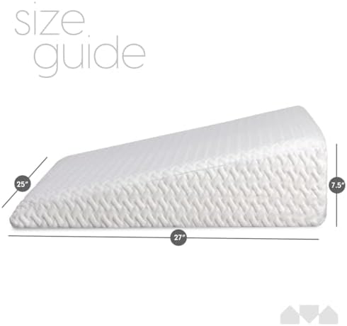 Milliard Wedge Pillow for Acid Reflux and Sleep Support