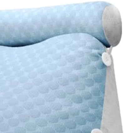 WeiLaiKeQi Wedge Pillow Headboard Support for Sitting Up Soft Blue
