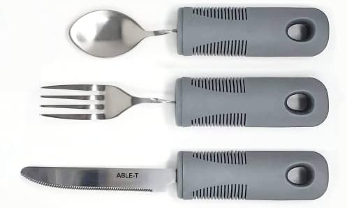 ABLE-T Bendable Cutlery Set Fork Knife Spoon