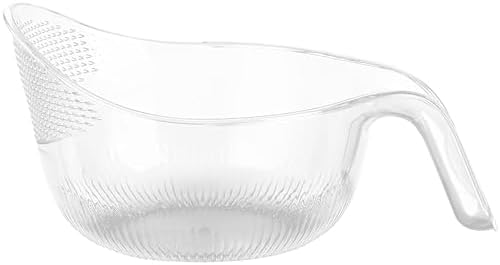 Hperu Plastic Rice Washer with Fine Holes 9x5 Inch