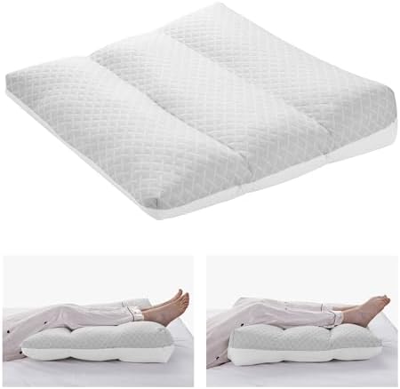 MABOZOO Adjustable Leg Elevation Pillow with Zippered Compartments