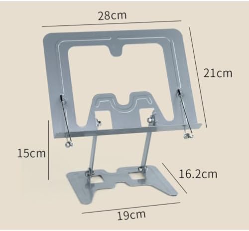 Adjustable Cookbook Holder for Kitchen Use Pink