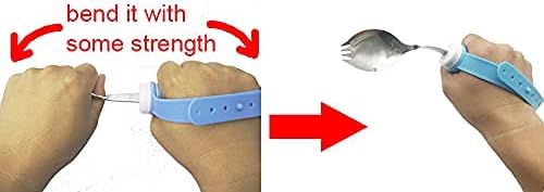 DOPHO Flexible Spork with Adjustable Strap and 360 Rotatable Design
