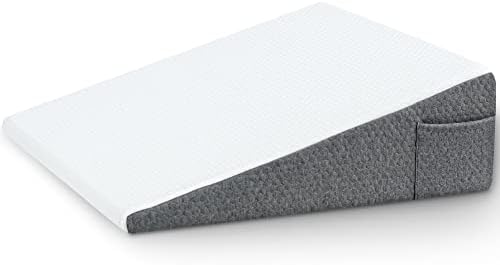 Howhom 8 Inch Foam Wedge Pillow for Back and Leg Support