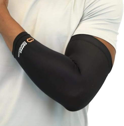 Copper Compression Arm Sleeve - XXL Black