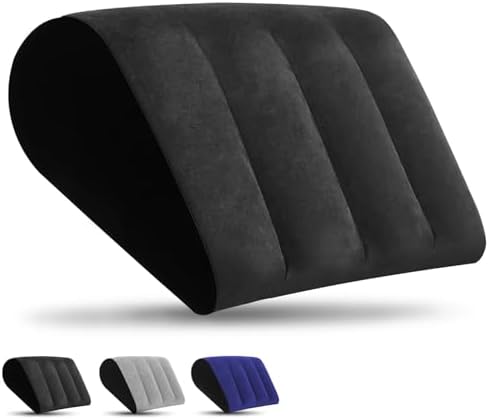 Portable Inflatable Wedge Pillow - Lightweight for Sleep Apnea Relief and Travel
