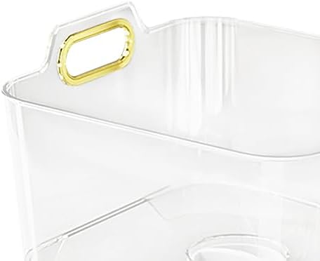 MagiDeal Clear Vegetable Washing Basket with Drain and Anti-Slip Design