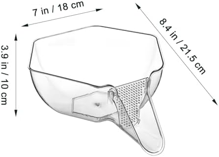 Cabilock Drain Basket Plastic Rice Strainer Colander