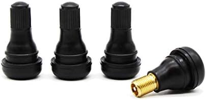 ACCRETION TR412 Rubber Snap-in Valve Stem Set of 4