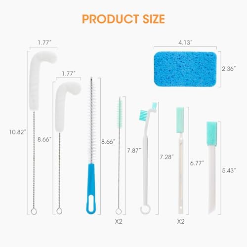 AIEVE Ice Machine Cleaner Brush Set 10 Pcs