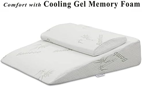 InteVision Foam Wedge Pillow with Headrest