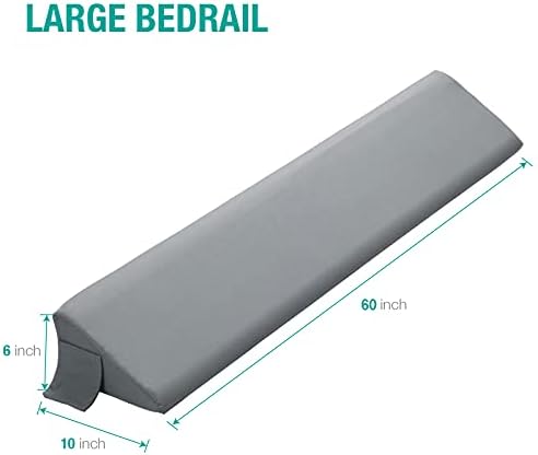 Vekkia Mattress Gap Filler Pillow 60x10x6 - Gray