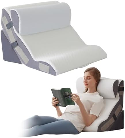 3PCS Wedge Pillow Set for Post Surgery and GERD Relief