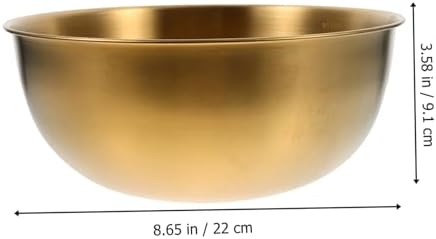HOLIDYOYO 1 Set Colander with Mixing Bowl
