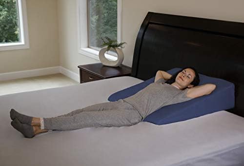InteVision Extra Large Bed Wedge Pillow with Headrest