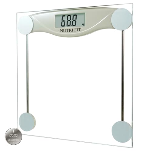 NUTRI FIT Digital Bathroom Scale for Weight Loss