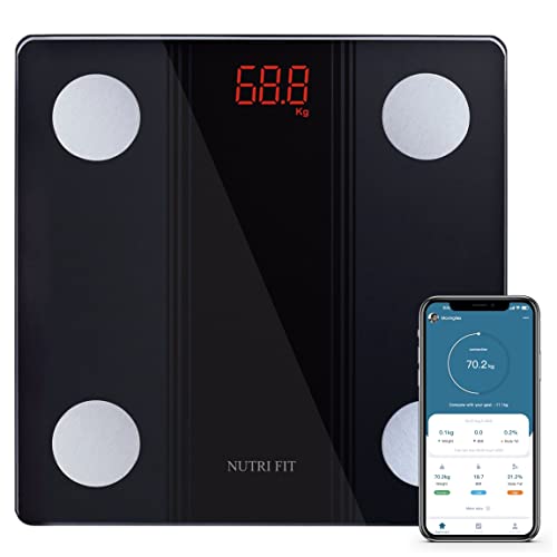 NUTRI FIT Smart Body Fat Scale with Bluetooth Sync