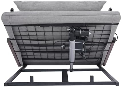 Electric Adjustable Bed Backrest with Remote Control and Guardrails 1