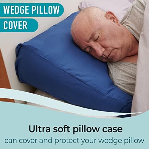 Circa Air Wedge Pillow Cover - Ultra Soft Microfiber Zippered 24x24x8