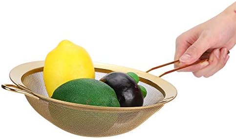 JOROBURO Fine Mesh Strainer Set with Long Handle