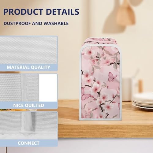 CREAMIC Cherry Blossom Can Opener Dust Cover Protector