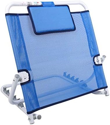 Adjustable Padded Backrest for Bed Support Blue
