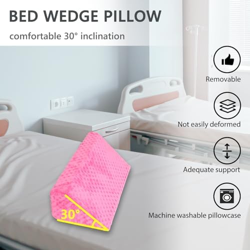 Jacobable Wedge Pillow for Side Sleeping Support