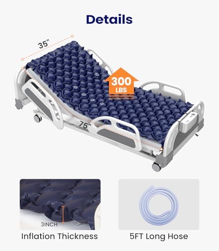 VOCIC Alternating Air Pressure Mattress Pad with Sleep Mode 1