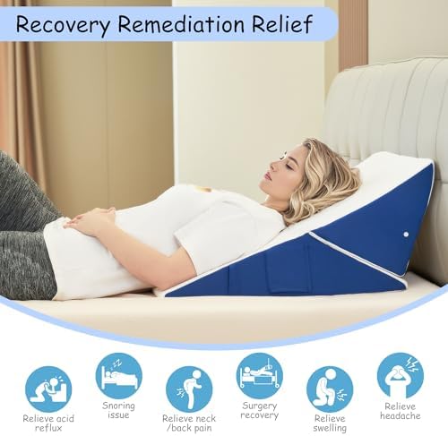 Jakoola 7-in-1 Adjustable Bed Wedge Pillow 1
