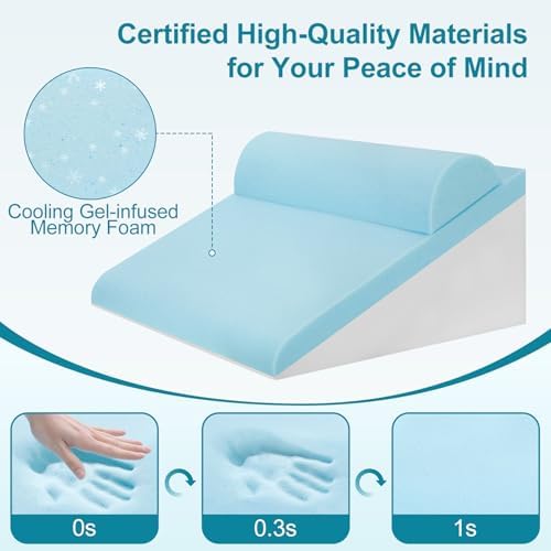 9 12 Inch Bed Wedge Pillow for Acid Reflux and Post Surgery