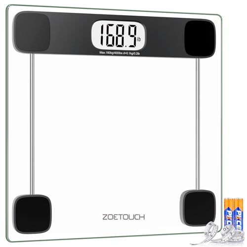 ZOETOUCH Digital Body Weight Scale 400lbs