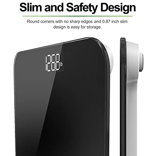 RENPHO Digital Bathroom Scale with Backlit LED Display