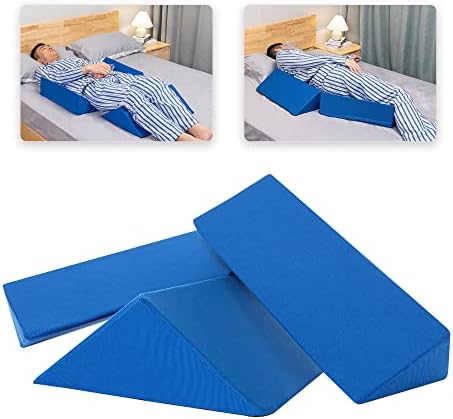 Fanwer 3 in 1 Wedge Pillow Set for Side Sleepers