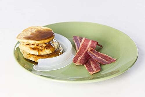 Food Cubby Plate Divider Clear 2 Pack
