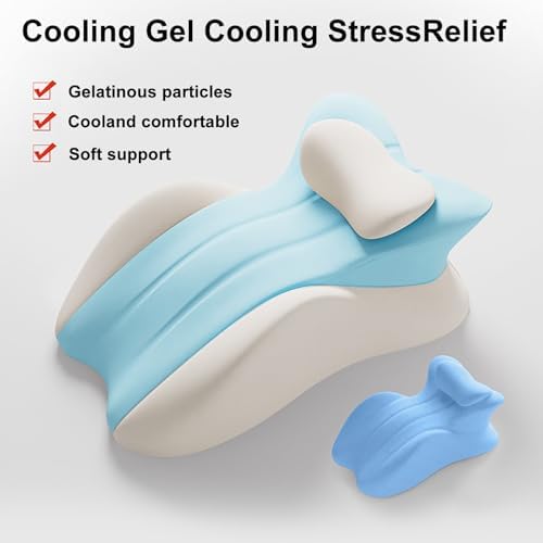 Couples Stealth Wedge Pillow with Memory Foam and Gel Cushion