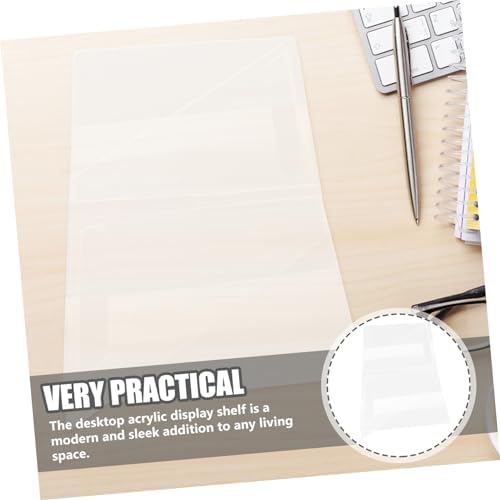 VILLFUL Clear Acrylic Cookbook Stand for Kitchen