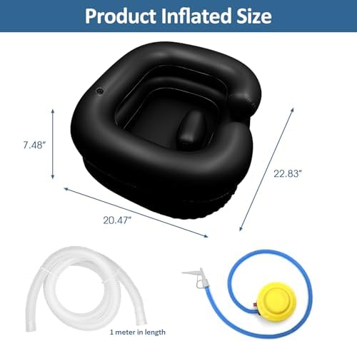 BIRDDIE Inflatable Shampoo Basin for Elderly and Disabled 1