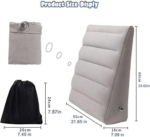 VOPHIA Inflatable Wedge Pillow - Grey