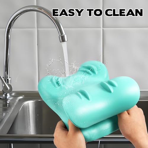 YEXEXINM Kids Hair Washing Neck Pillow with Massage