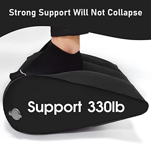 Portable Inflatable Wedge Pillow - Lightweight for Sleep Apnea Relief and Travel