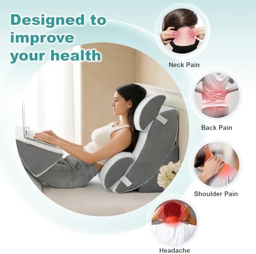 Hansleep 6PCS Orthopedic Wedge Pillow Set for Sleep and Pain Relief