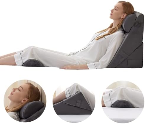 Bedluxe Adjustable 4pcs Wedge Pillow Set 1