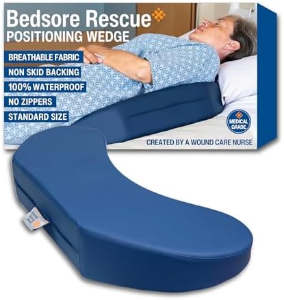 Bedsore Rescue Positioning Pillow Wedge - Tailbone Buttocks Support