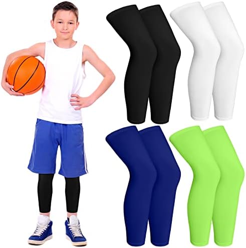 Geyoga Kids Compression Leg Sleeves 4 Pairs