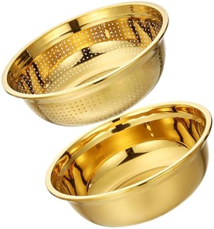 VOSAREA Stainless Steel Colander with Bowl
