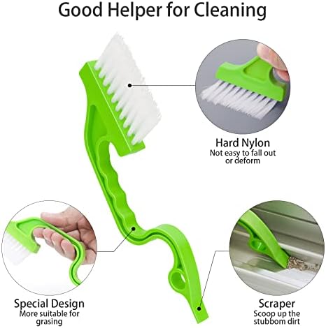 Aivwis Crevice Cleaning Brush for Windows Tracks and Gaps