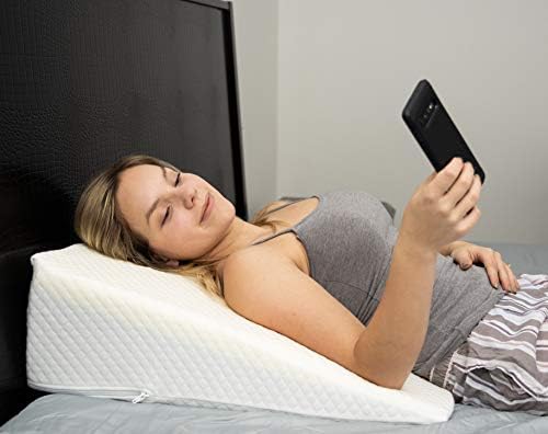 Healthy Spirit Bed Wedge Pillow - 75 Inch Height Memory Foam